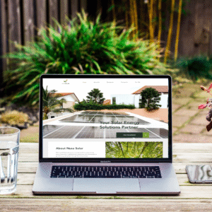 Nusa Solar website design