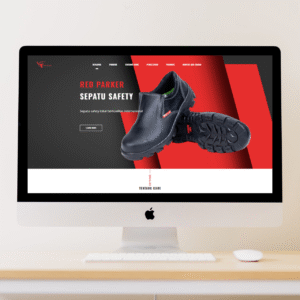 Red Parker website design