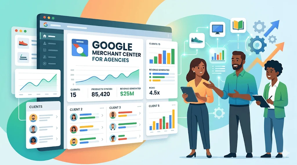 Layanan Google Merchant Center management oleh agensi Core Freelancers