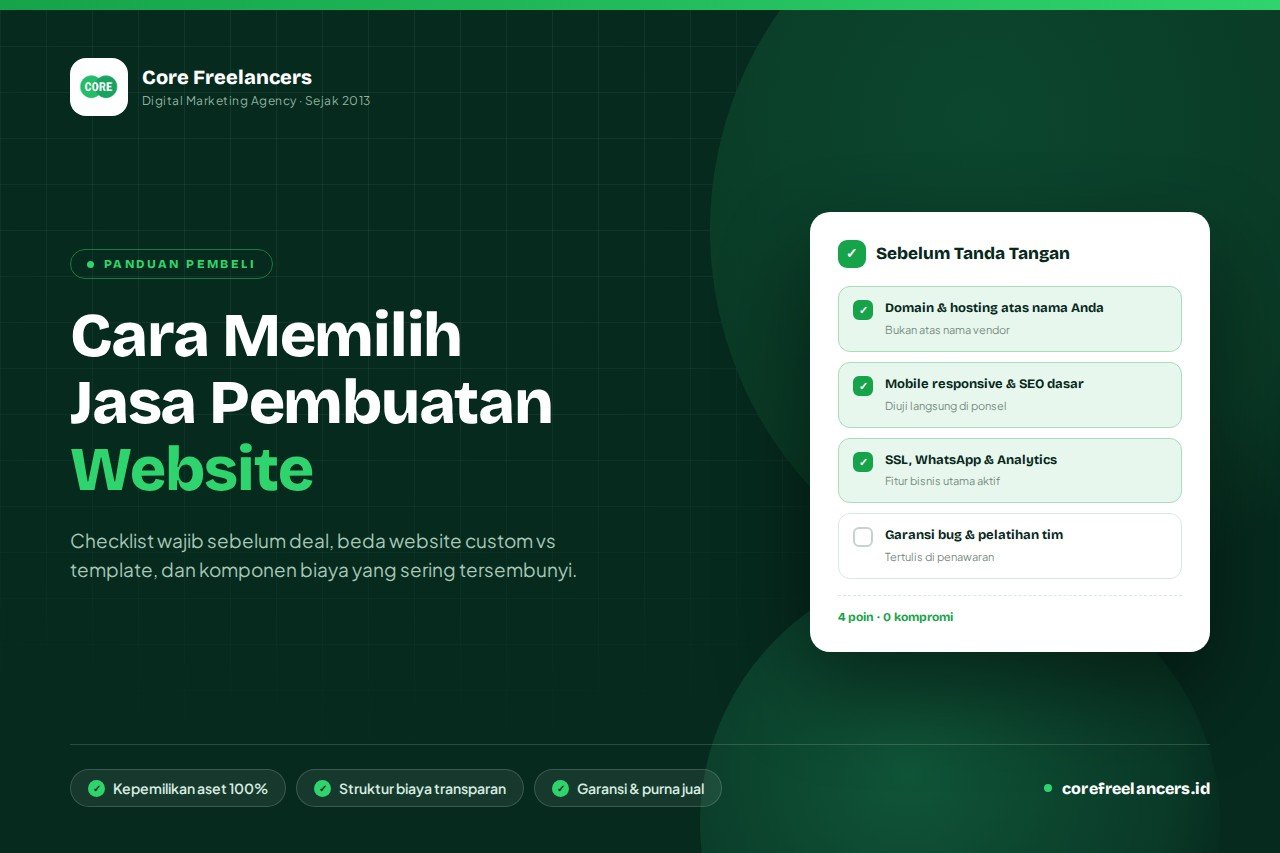 Cara memilih jasa pembuatan website profesional untuk bisnis